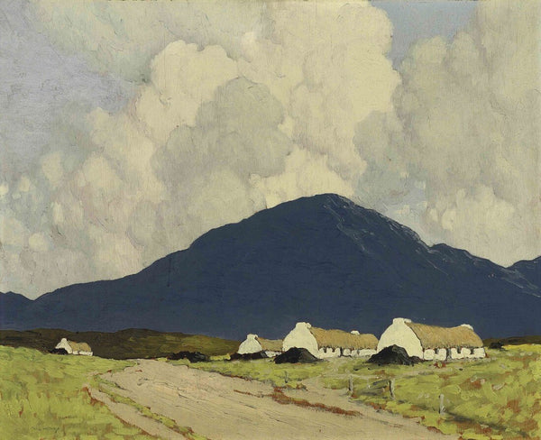 Cottages In Connemara - Paul Henry RHA - Irish Master - Landscape Painting - Posters