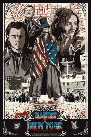Cult Movie Fan Art - Gangs Of New York - Tallenge Hollywood Poster Collection - Canvas Prints by Tallenge Store