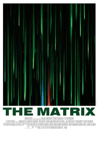Cult Movie Graphic Poster - Matrix - Tallenge Hollywood Poster Collection - Canvas Prints by Tallenge Store