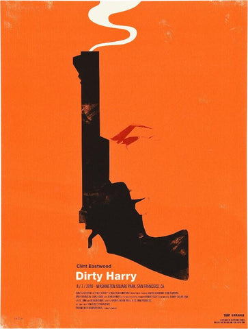 Cult Movie Poster Art - Clint Eastwood Dirty Harry - Tallenge Hollywood Poster Collection - Framed Prints by Tallenge Store