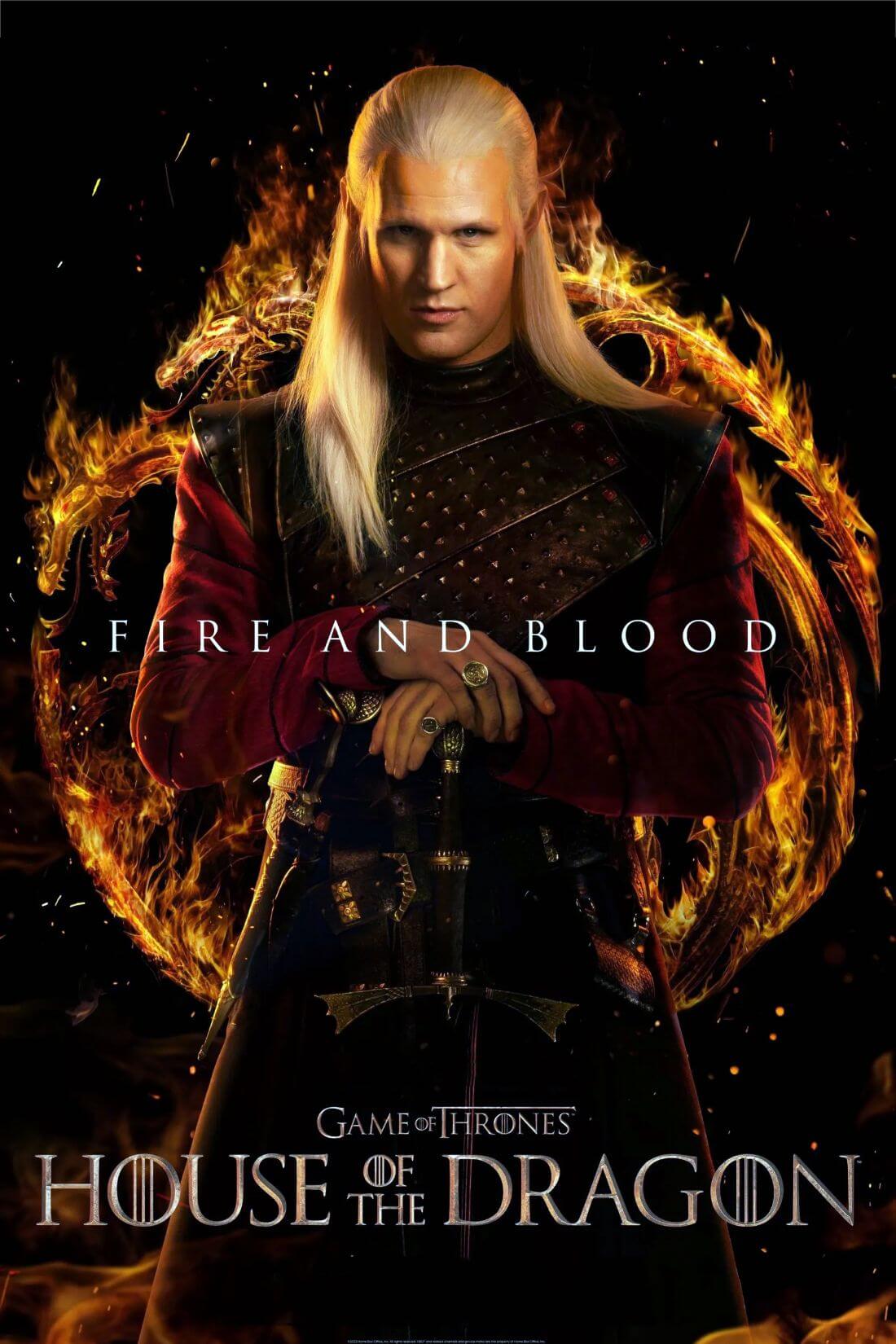 Game of Thrones Fire & Blood Targaryen Logo Giclee
