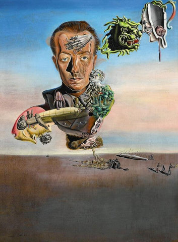 Portrait Of Paul Éluard By Salvador Dali - Posters by Salvador Dali