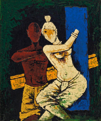 Dancers - Maqbool Fida Husain - Canvas Prints