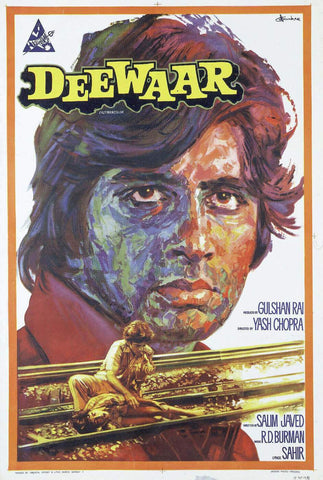 Deewar - Amitabh Bachchan - Hindi Movie Poster - Tallenge Bollywood Poster Collection - Canvas Prints by Tallenge Store