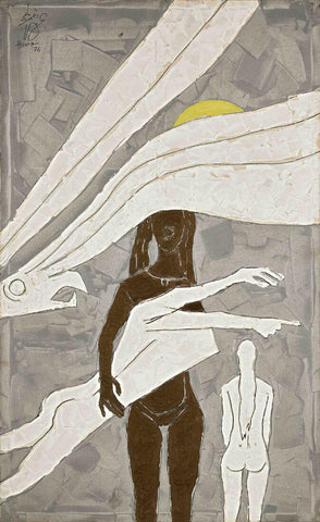 Devadasi - Maqbool Fida Husain Painting by M F Husain