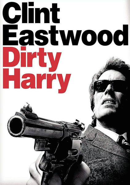 Dirty Harry - Clint Eastwood (Dirty Harry Series)- Hollywood Classic Action Movie Poster - Posters