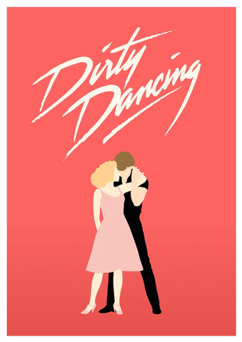 Dirty Dancing - Hollywood English Musical Movie Minimalist Poster - Canvas Prints by Tim
