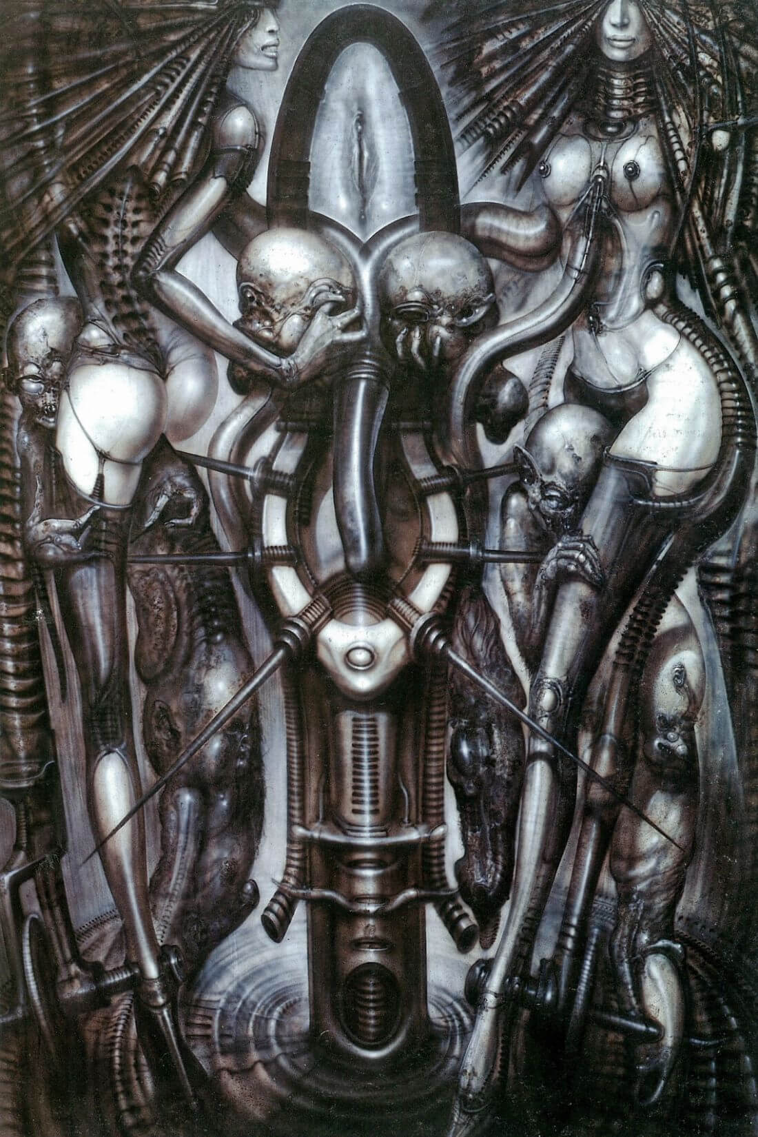 Dominion - H R Giger - Bio-mechanical Erotica Art Poster - Canvas Prints by  H R Giger Artworks | Buy Posters, Frames, Canvas & Digital Art Prints |  Small, Compact, Medium and Large Variants