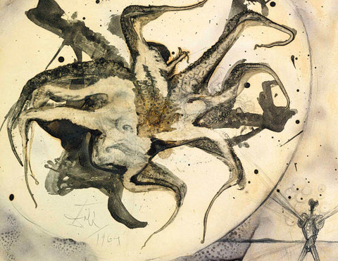 Desert (Desierta) - Salvador Dali Painting - Surrealism Art - Canvas Prints  by Salvador Dali, Buy Posters, Frames, Canvas & Digital Art Prints