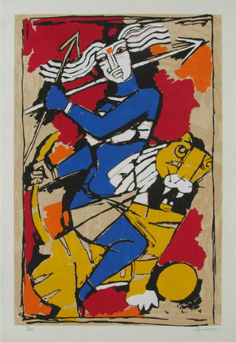 Durga by M F Husain