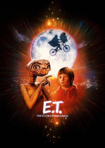 E.T. -The Extra Terrestrial - Tallenge Hollywood Sci-Fi Art Movie Poster Collection - Framed Prints by Tim