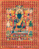 Early Painting of Akshobya Buddha - Tibet 13th Century - Art Prints
