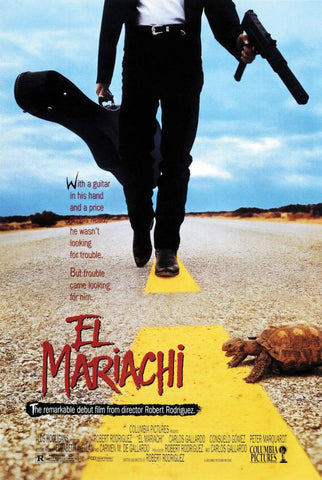 El Mariachi - Robert Rodriguez Hollywood Movie Poster - Framed Prints by Joel Jerry