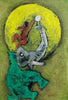 Elephant With Figure - M F Husain Painting - Art Prints