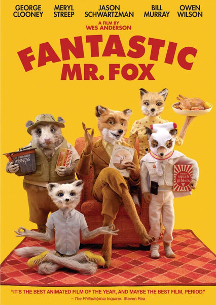 Fantastic Mr Fox - George Clooney - Wes Anderson - Hollywood Movie Poster - Art Prints