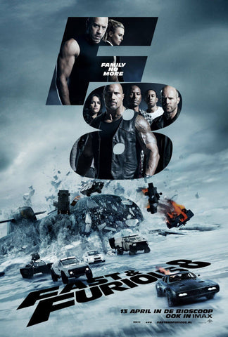Fast \u0026 Furious 8 - Fate Of The Furious - Tallenge Hollywood Action Movie Poster - Framed Prints by Brian OConner