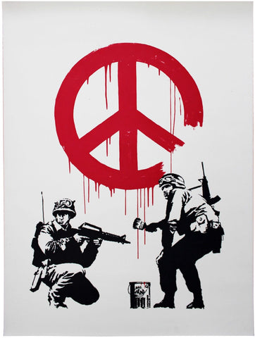 Fighting For Peace - Banksy - Posters