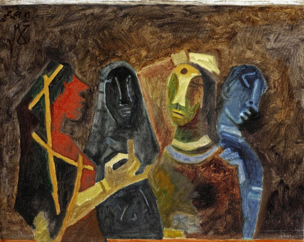 Figures - Maqbool Fida Husain - Life Size Posters