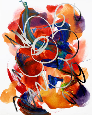 Jeff Koons - Artwork: Backyard: inkjet on canvas.