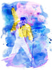 Freddie Mercury – Yellow Jacket – Graphic Fan Art Poster  - Art Prints