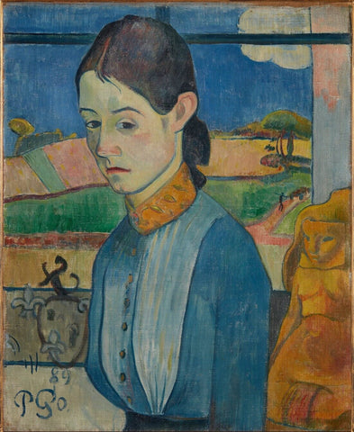 Young Brenton Woman - Art Prints by Paul Gauguin