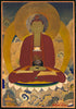 Gautam Buddha Meditating - Jamini Roy - Bengal School Painting - Life Size Posters