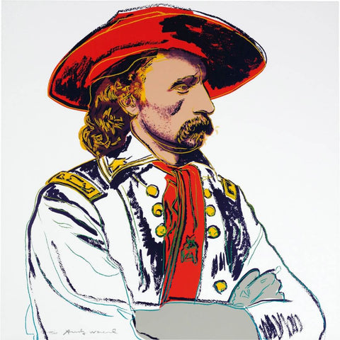 General Custer - Cowboys And Indians Series - Andy Warhol - Pop Art Print - Life Size Posters by Andy Warhol