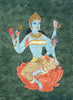 Goddess Vijayalakshmi (One Of Ashtalakshmi) - Indian Painting - Posters