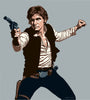 Graphic Art Poster - Han Solo - Hollywood Collection - Canvas Prints
