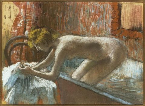 Woman at Her Bath - Art Prints