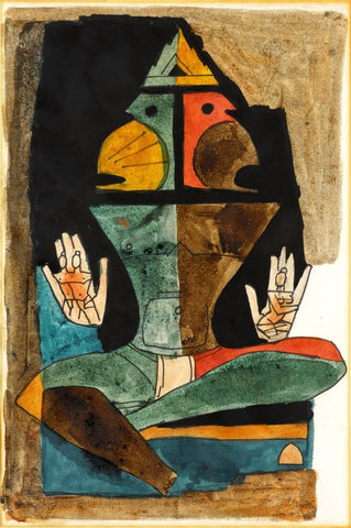 Hanuman - Maqbool Fida Husain - Ramayan Painting by M F Husain