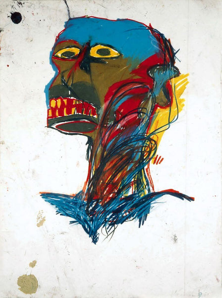 Head - Jean-Michel Basquiat - Neo Expressionist Painting by Jean-Michel ...