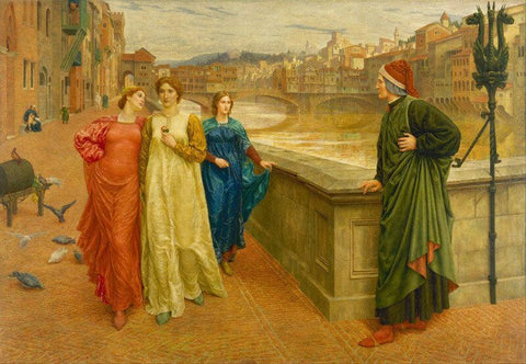 Dante And Beatrice - Canvas Prints