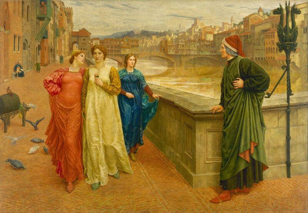 Dante And Beatrice - Art Prints
