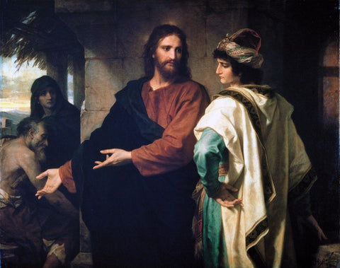 Christ and the Rich Young Ruler - Life Size Posters by Heinrich Hofmann