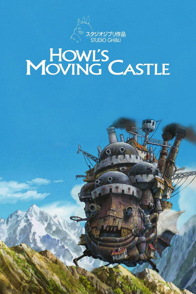 Howl's Moving Castle - Studio Ghibli Japanaese Animated Movie Poster - Large Art Prints