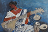 Husain - Veena Player - II - Large Art Prints