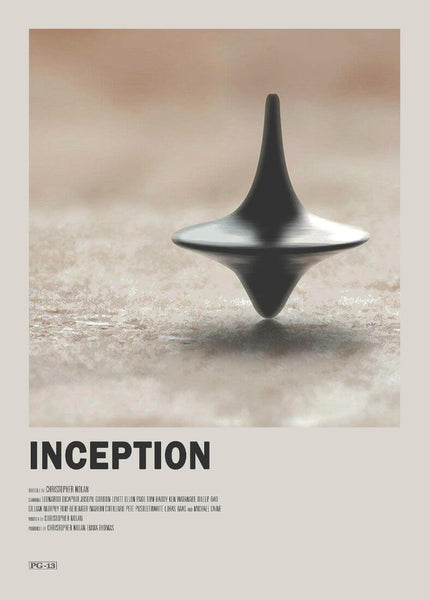 Inception - Leonardo DiCaprio - Christopher Nolan - Hollywood SciFi Movie Art Poster - Framed Prints