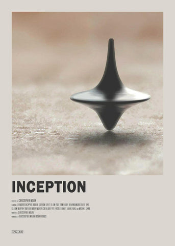 Inception - Leonardo DiCaprio - Christopher Nolan - Hollywood SciFi Movie Art Poster - Posters