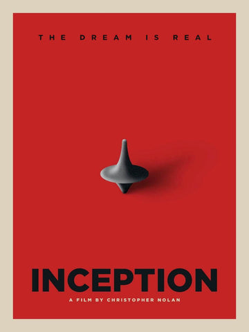 Inception - Leonardo DiCaprio - Christopher Nolan - Hollywood SciFi Movie Graphic Art Poster 5 - Canvas Prints