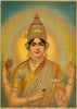 Indiara Devi - M V Dhurandhar - Indian Masters Oleograph Artwork - Life Size Posters