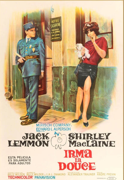 Irma la Douce – Jack Lemmon – Hollywood Classic English Movie Poster - Posters