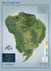 Isla Nublar - Jurassic Park Island Map - Hollywood Movie Poster - Art Prints