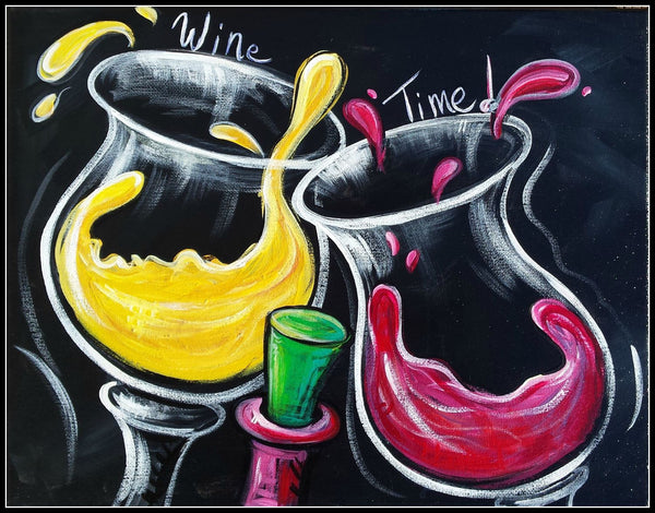 Its Wine Time - Life Size Posters