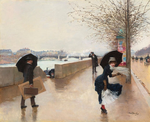 The Wind - Jean Béraud - Posters