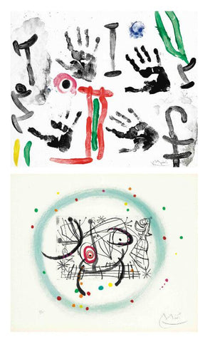 Michel Leiris Fissures Maeght Editeur Paris, 1969 - Canvas Prints by Joan Miro