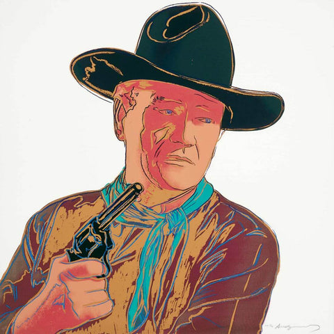 John Wayne - Cowboys And Indians Series - Andy Warhol - Pop Art Print - Life Size Posters by Andy Warhol