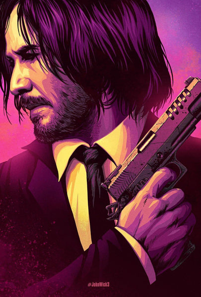 John Wick Chapter 3 Parabellum Keanu Reeves Hollywood English Action Movie Art Poster 9616