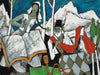 Kashmir - Maqbool Fida Husain Painting - Canvas Prints