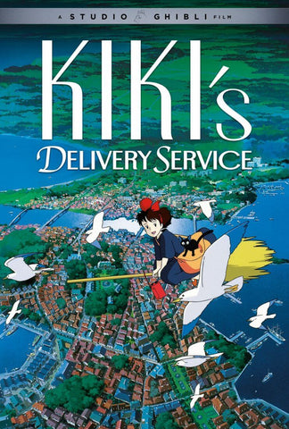 Kikis Delivery Service - Studio Ghibli - Japanaese Animated Movie Poster - Life Size Posters by Tallenge